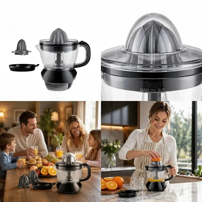 for Electric Citrus Juicer 0.7L  Capacity  Free Automatic Orange Lemon Juice Extractor for Home Kitchen Use