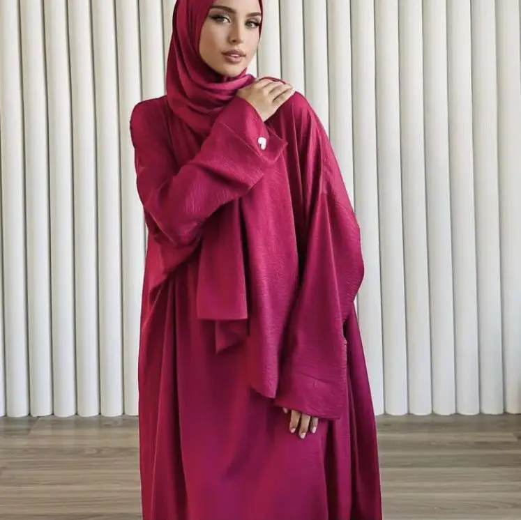 

Eid Djellaba Khimar Abaya Dubai Ramadan Modest Women Muslim Islam Arabic Abayas for Kaftan Hijab Embroidery Dress Robe Islamic