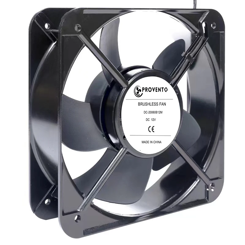 DC20060 200*200*60 мм 5 В 12 В 24 В шарикоподшипник 2000 об/мин 19 Вт охлаждающий вентилятор 20 см радиатор осевой вентилятор бесщеточный