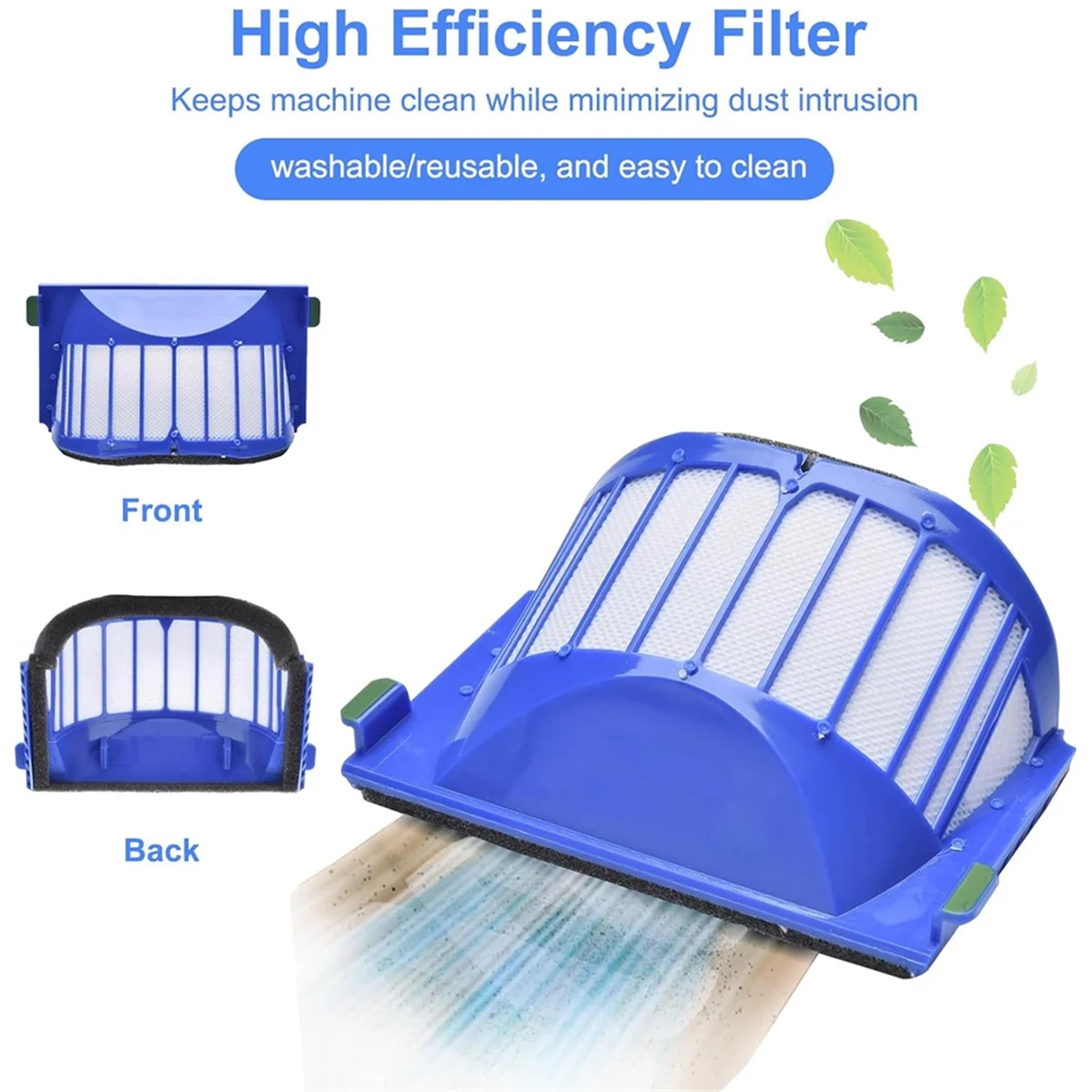 قطع غيار المكنسة الكهربائية لمرشحات فرشاة الروبوت المكنسة الكهربائية 600 Series 694 675 692 690 600 & 500 Series 595 585 564