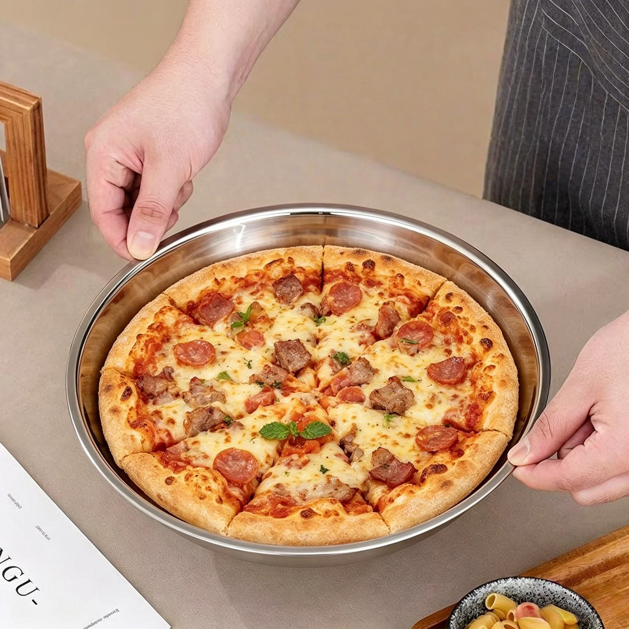 Extra-Thick Stainless Steel Ca - Cake Board Round 评论和价格
