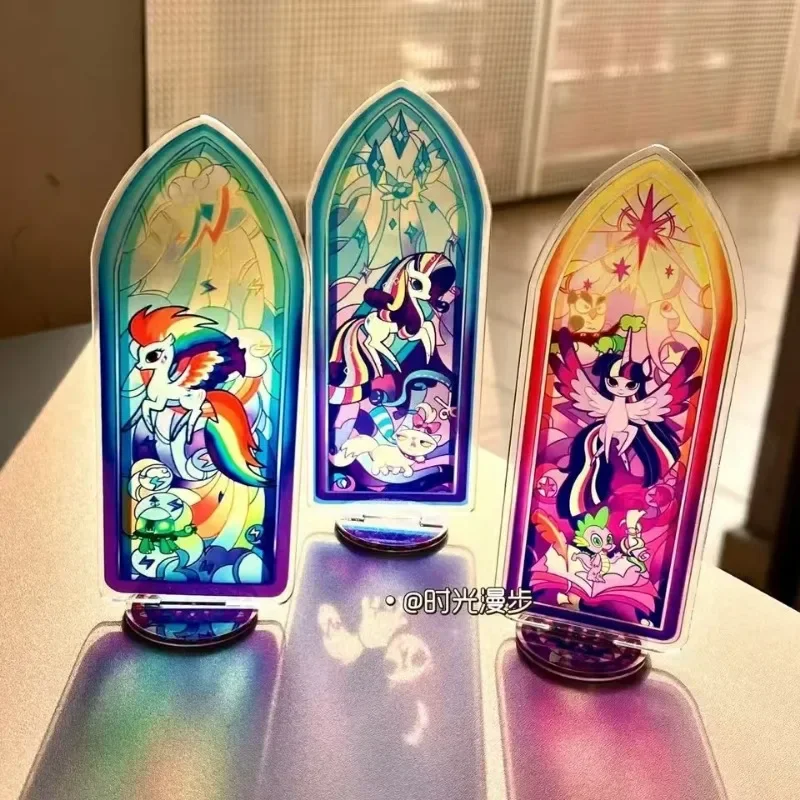 Kawaii My Little Pony Cute Cartoon Twilight Sparkle Acrylic Stand Translucent Desktop Decoration Gift