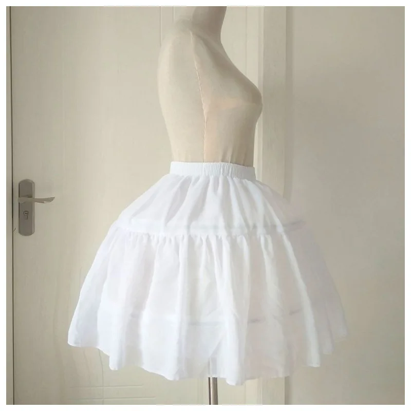 Crinolina Lolita Lolita Fishbone Supporto Quotidiano Morbido Lane E Filati Abito Da Sposa Regolabile Sportello Della Scheda di Slittamento Del Vestito Sorella Morbido Cosplay