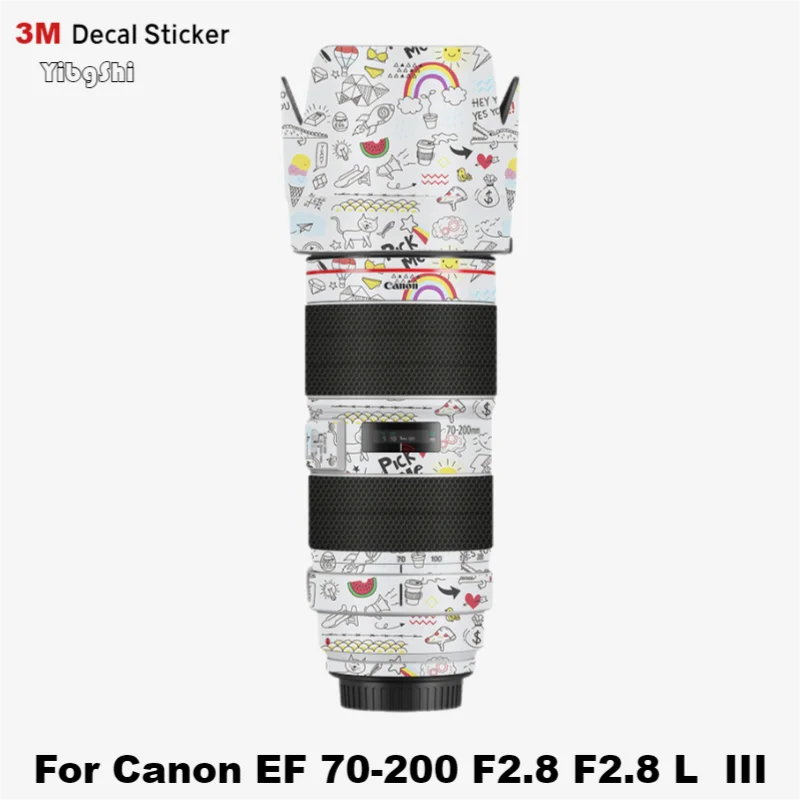 

EF70200/2.8 III Camera Lens Sticker Coat Wrap Protective Film Body Decal Skin For Canon EF 70-200 F2.8 70-200mm 2.8 L IS III USM