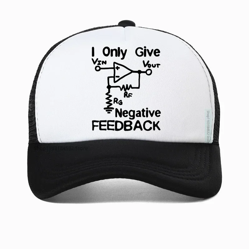 

I Give Negative Feedback Computer Engineer Funny hat men Print Engineer Baseball Cap high quality cotton Golf hats Summer caps