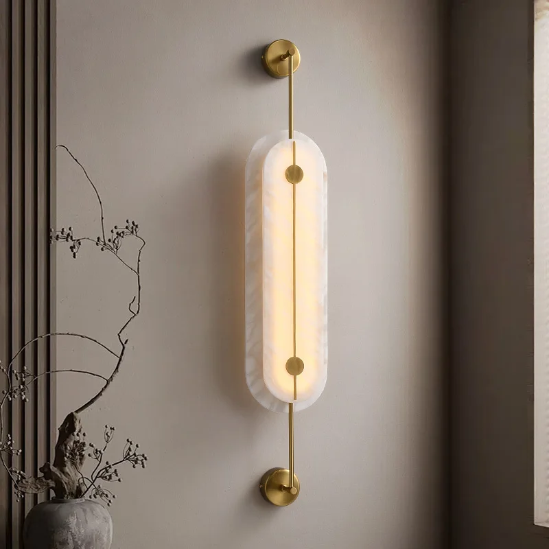 Simple Marble Wall Lamp Personality Creative Set Hotel Club Lobby Corridor Aisle Lamps And Lanterns