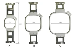 395MM sukcesja hafty obręcze plastikowe krzyż tamborek dla TAJIMA/chiński/SWF hafciarka rama