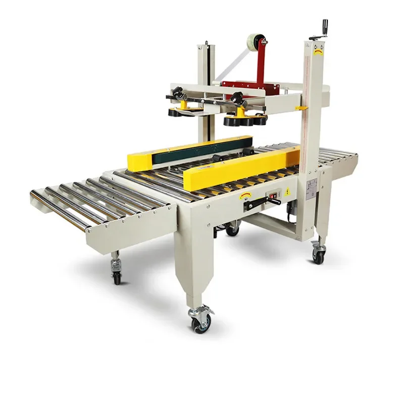 FXC-5050 Auto Sealing Tape Conveyor Carton Sealer Packer Machine Automatic Tape Carton Packing Machine