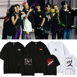 New ATEEZ BREAK THE WALL T-shirt Men/Women Fashion Cotton Kpop ATEEZ T shirt Tees Tops