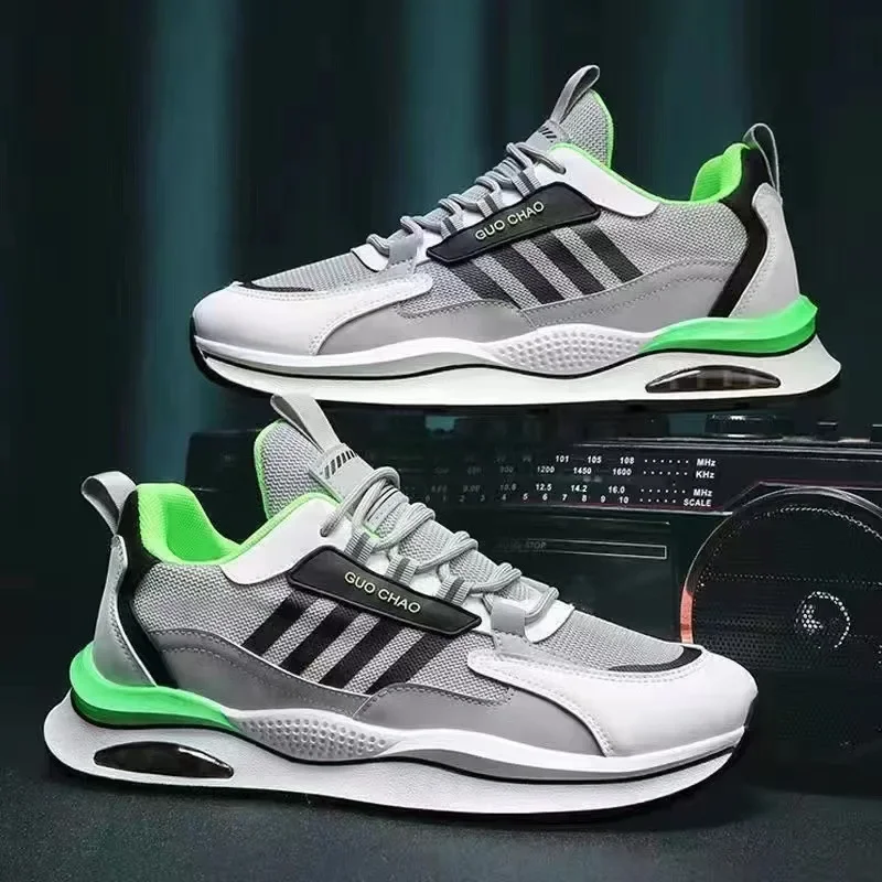 

Brand Men Sneakers Mesh Breathable Casual Shoe Air Cushioning Athletic Running Shoes for Men Light Training Shoe Tenis Masculino