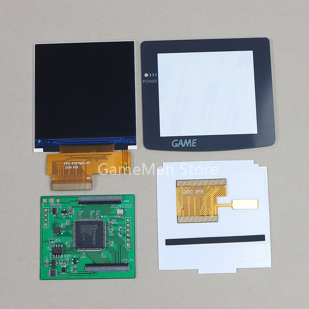 مجموعة واحدة لـ GBC V4.0 سهلة التركيب 2.6 بوصة IPS شاشة LCD عالية السطوع لنينتندو Gameboy Color GBC