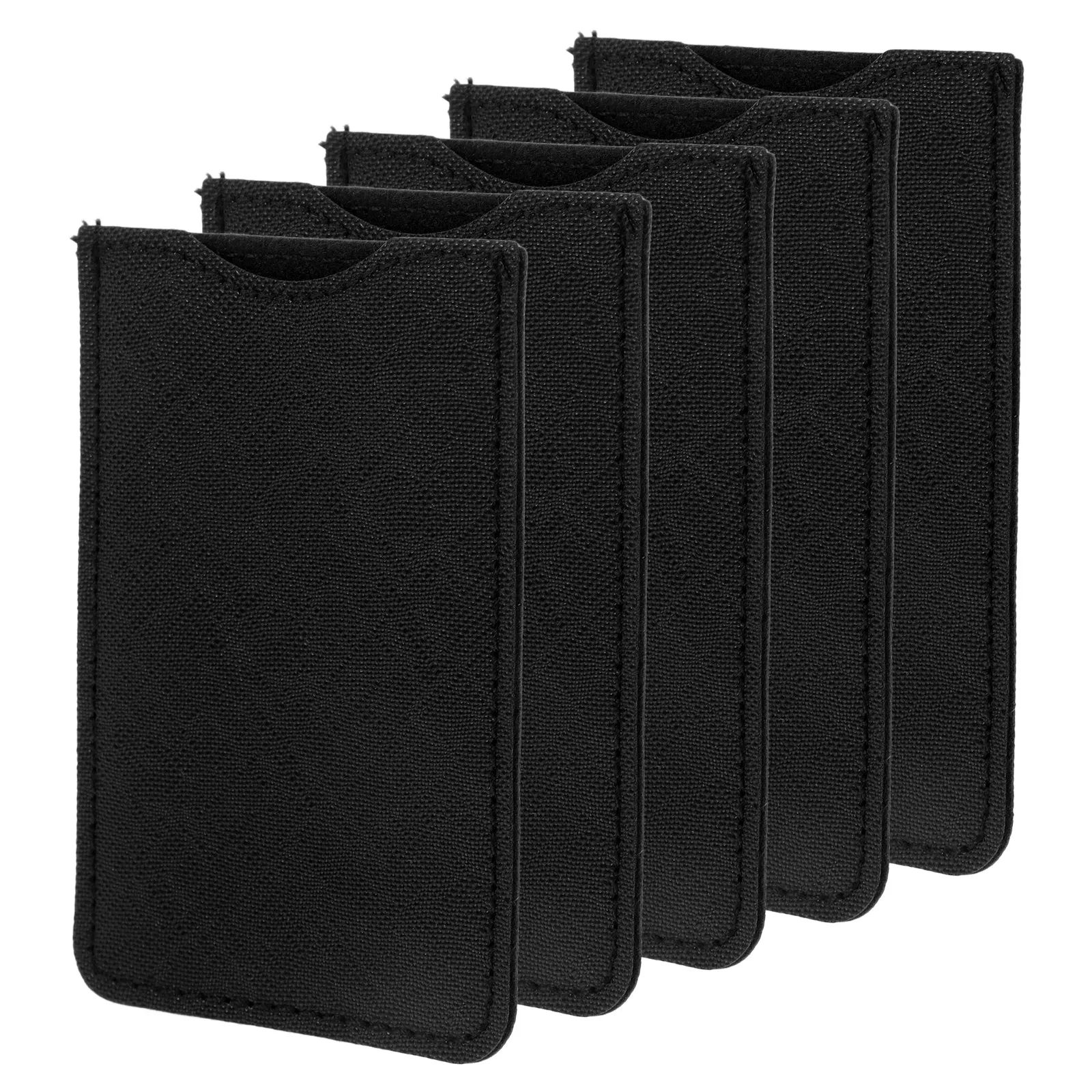 

5pcs Comb Protective Case Storage Bag Reusable Short Pu Soft Lightweight Practical Glasses Scratches Prevent Family Seniors