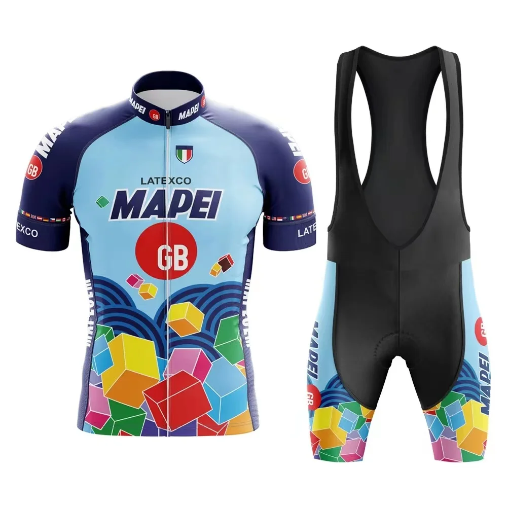 

New men's Cycling Jersey Set Summer Short Sleeve Breathable MTB Bike Cycling Clothing Maillot Ropa Ciclismo Uniform Suit