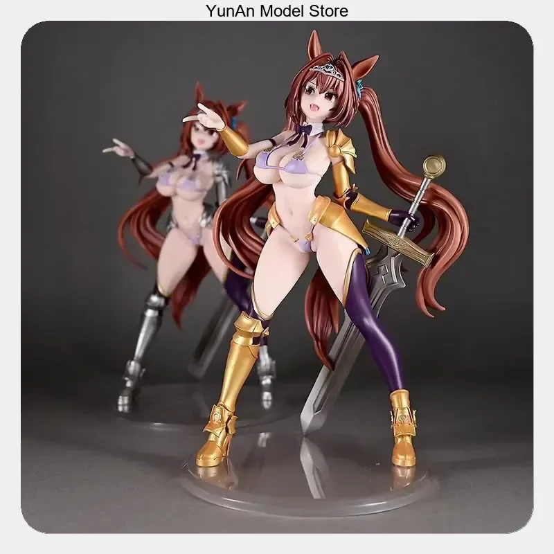Anime Pvc Figure Statue Gift 25cm Pretty Derby Daiwa Scarlet Shining Swimsuit Ver. Gold Or Silver Standing Pose