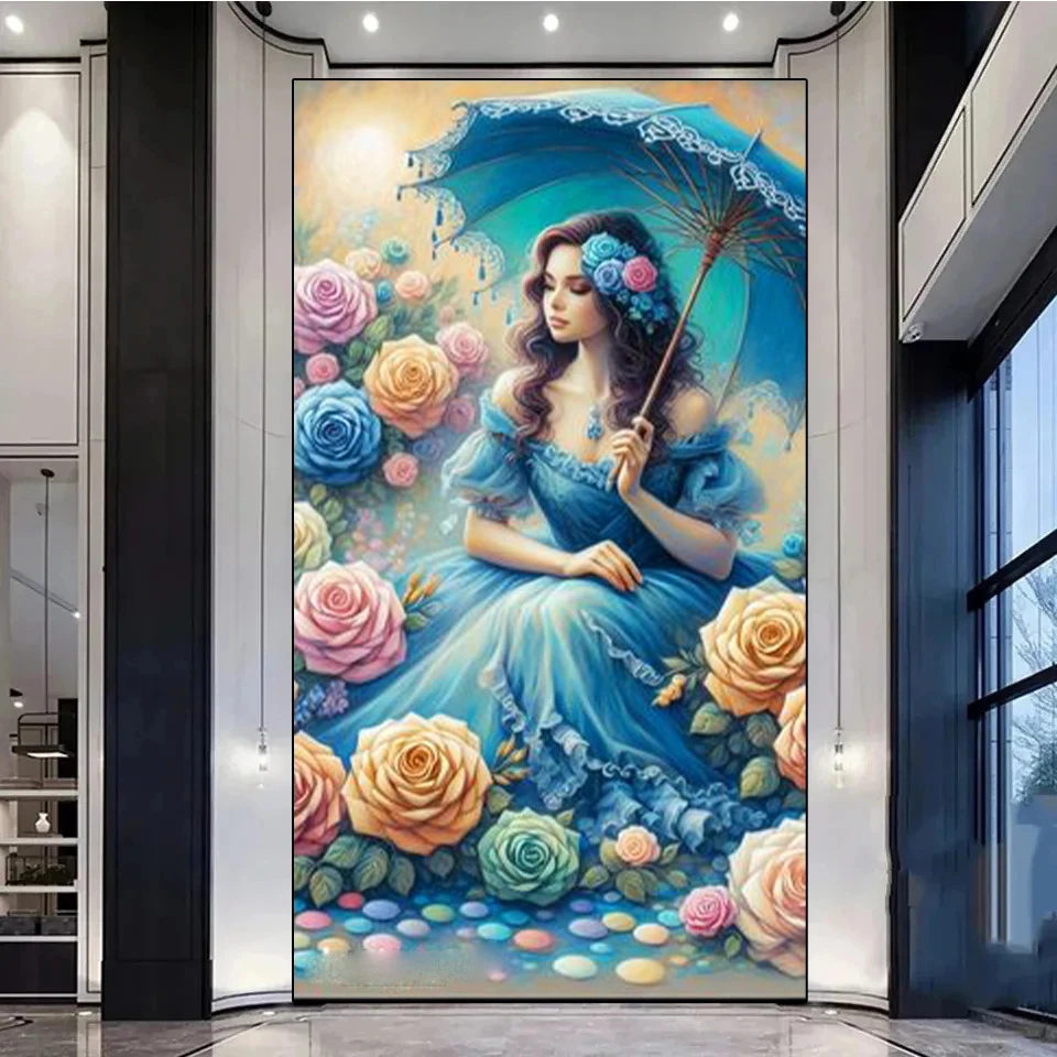 New European Flower Beauty 5DD - Embroidery Painting review and price