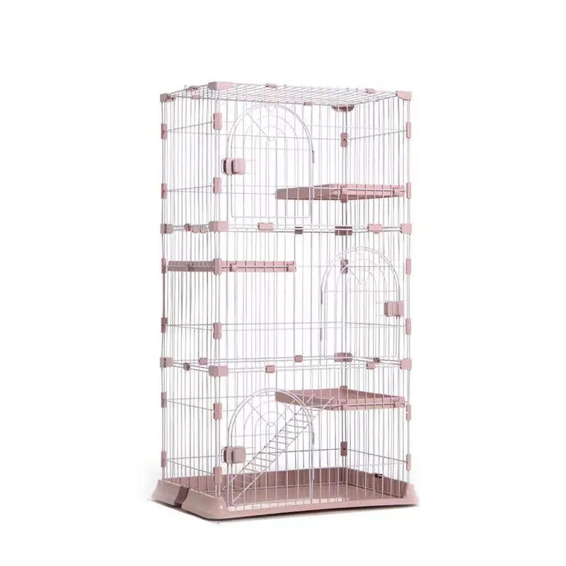 

Cat cage, household, double, three, four pet large space cage
