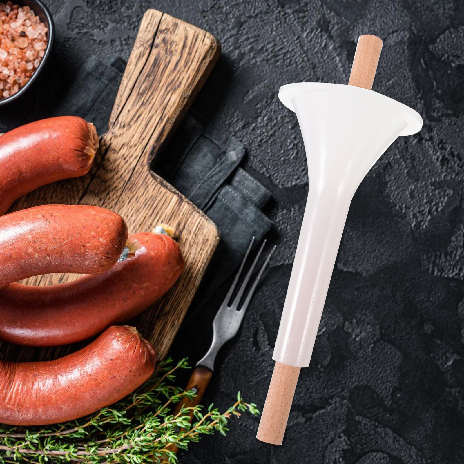 

Manual Sausage Stuffer Handheld Meat Filler Kitchen Supply Portable Homemade Maker Tools For Home Practical Easy Use