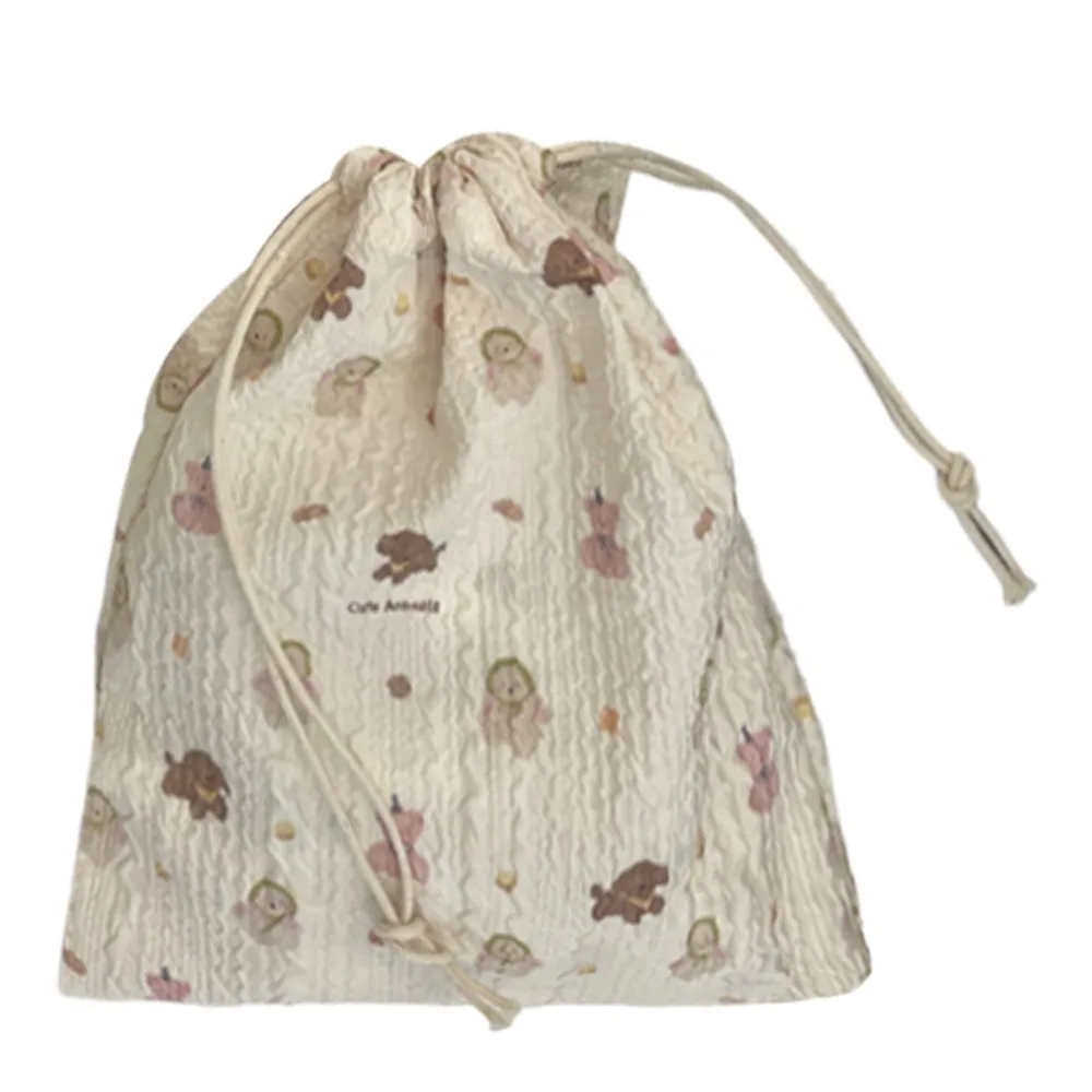

Cute DIY Gift Bag Multifunction Anti Dust Candy Packaging Bag Large Capacity Fabric Lipstick Makeup Bag Candy