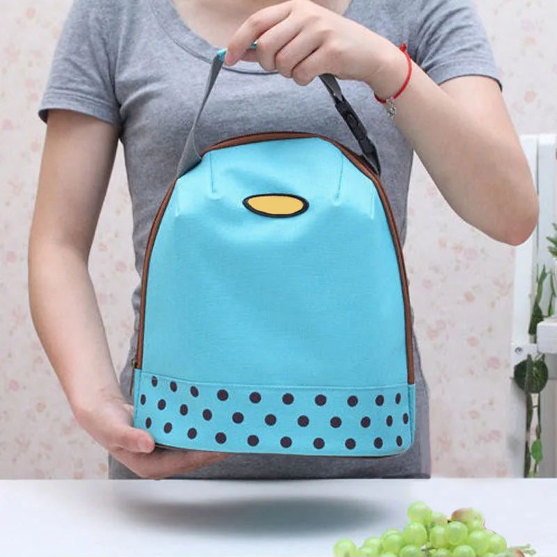 Insulated Oxford Lunch Bags for Women Portable Cooler Tote Bag Thermal Food Picnic Bento Lunch Bag Bolsa Termica Porta Alimentos