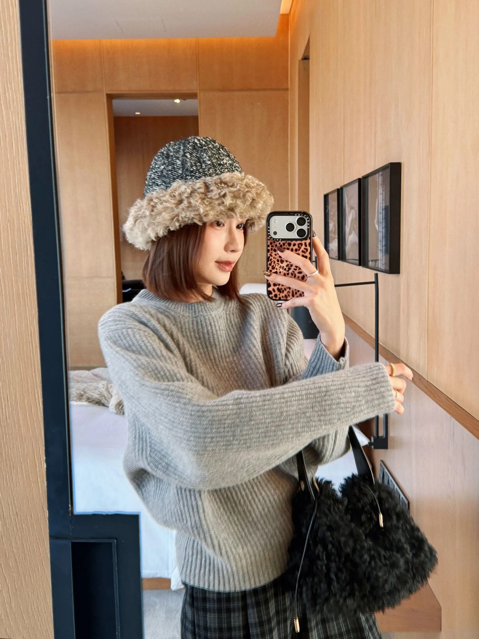 

Утепленный шерстяной вязаный свитер с круглым вырезом, пуловер, зимний теплый, красиво оформленный, женский, модный, для повседневной носки, Muguet De Mai