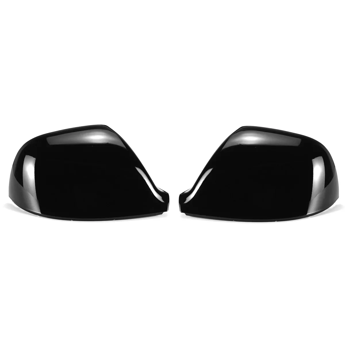 Black Pair Car Rear View Side Wing Mirror For VW Transporter T5 T5.1 2010-2015 T6 2016-2019 Replacement Rearview Cover Cap