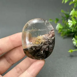 Natural White Crystal Ghost Phantom Palm Playing Quartz Mineral  Reiki Healing  Meditation Altar Witchcraft Home Decoration