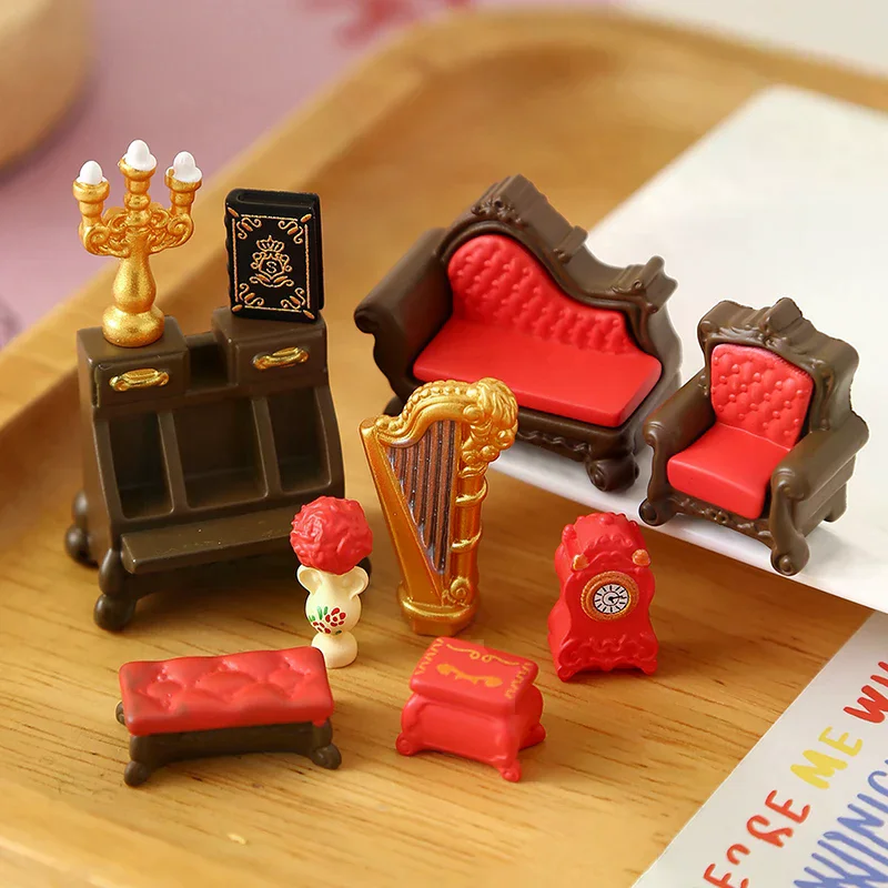 1/12 Miniaturowe meble do domku dla lalek, model do symulacji, dekoracja sceny salonu w domku dla lalek, ozdoba do domku dla lalek, zabawki do zabawy w udawanie