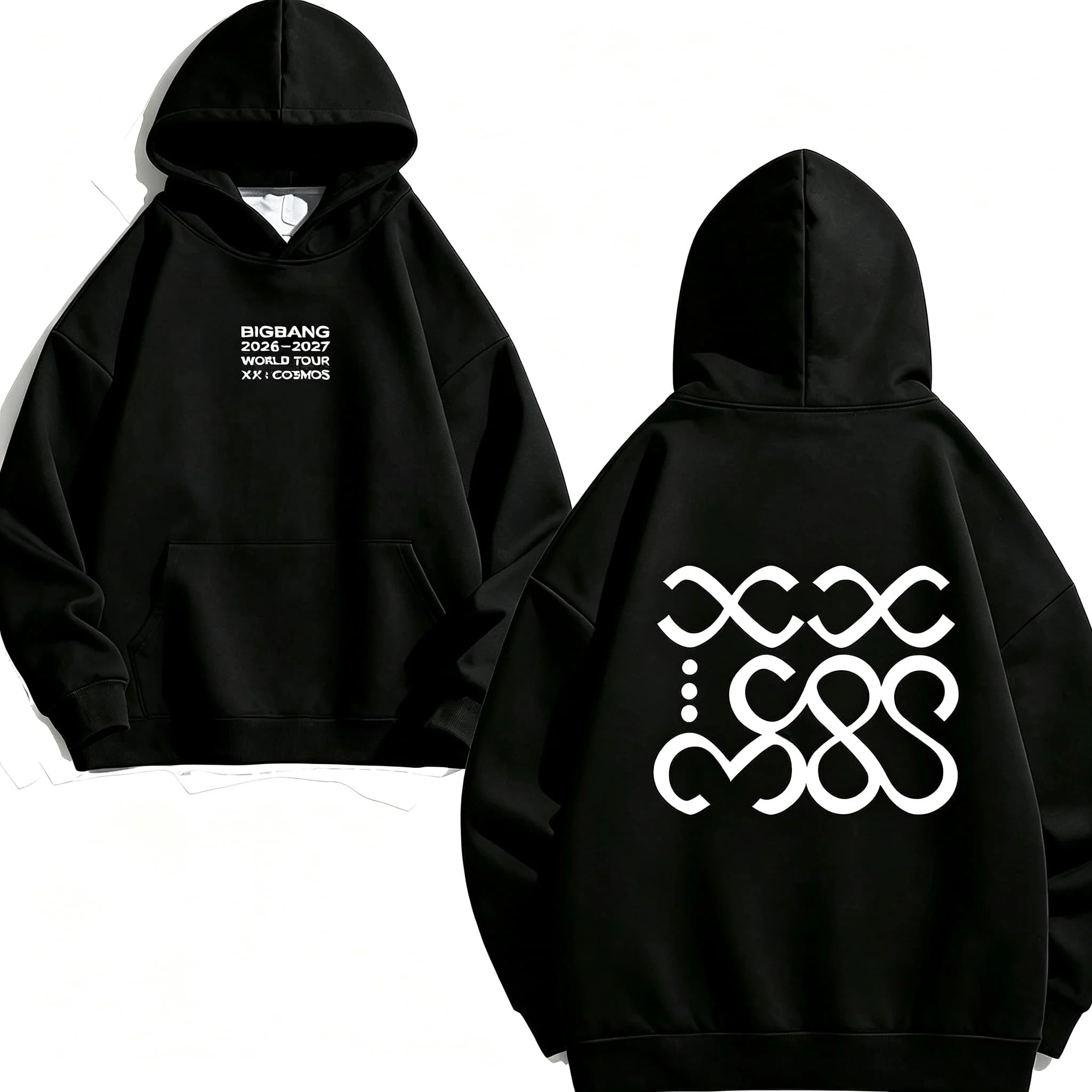 BIGBANG 2026-2027 WORLD TOUR XX: COSMOS Hoodie Kpop Konzert Fan Merch Langarm Locker Unisex Streetwear Pullover Herren Damen Top – Detail 6