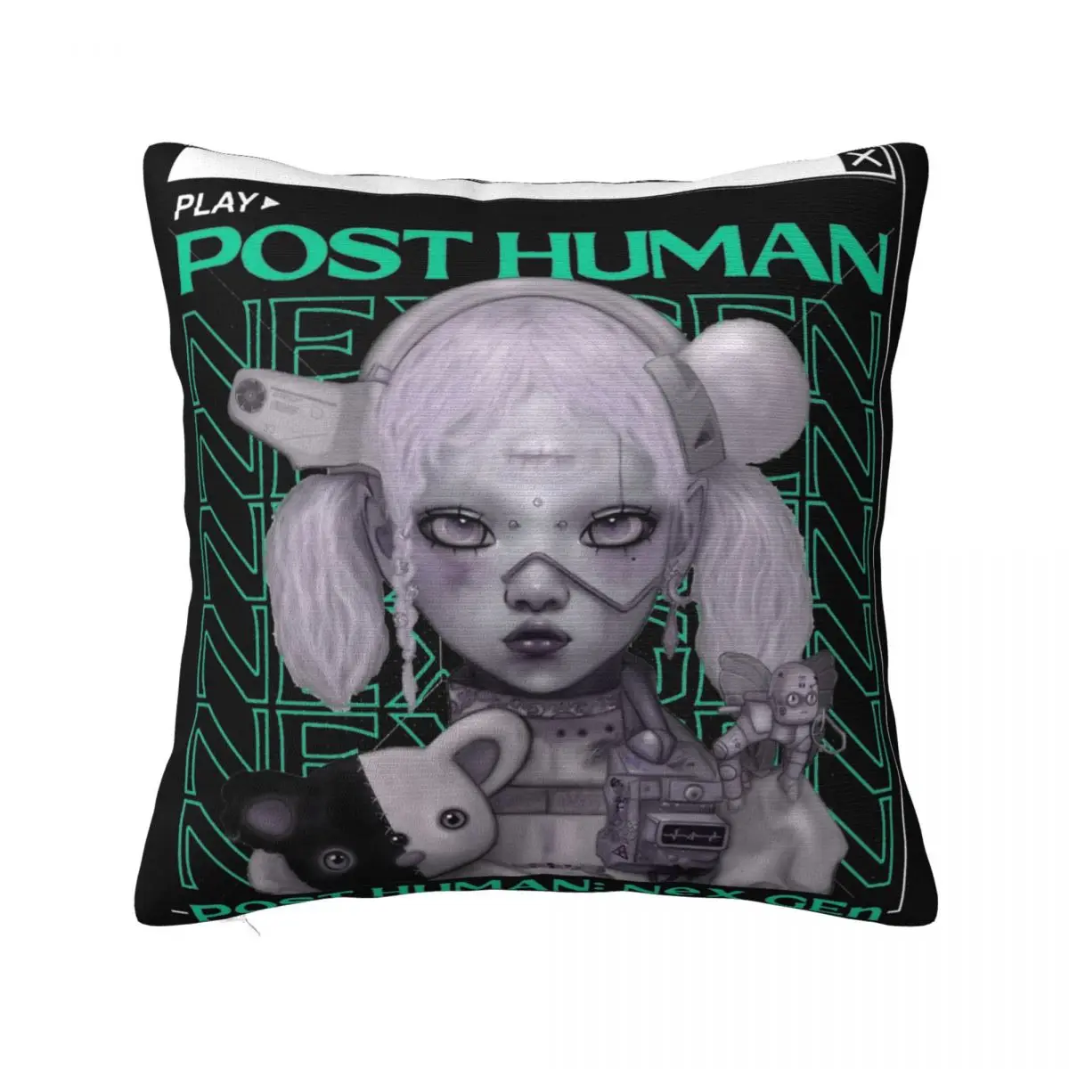 POST HUMAN NeX GEn BMTH Horizons Pillowcase Stuff Printed Cushion Cover Throw Pillow Cover Zipper Multiple Sizes