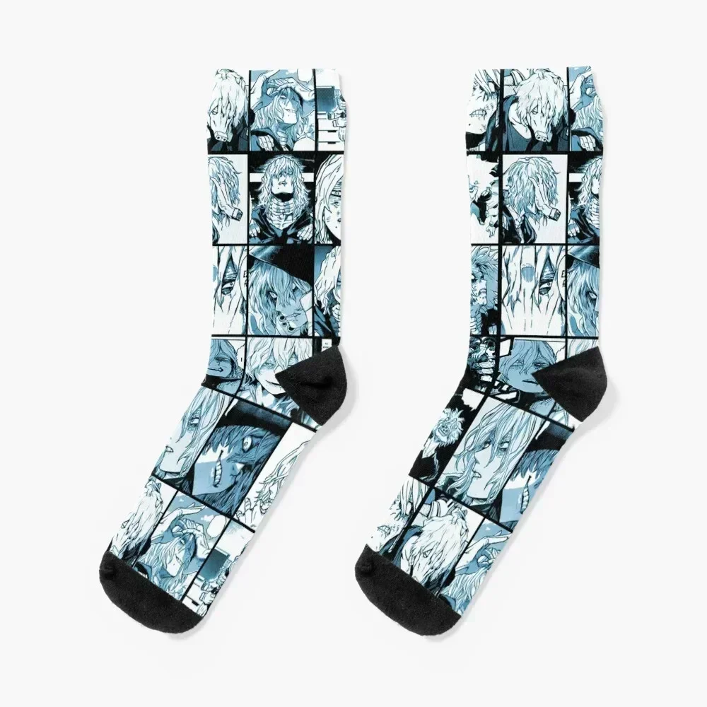 

Shigaraki Collage (color version) Socks crazy Wholesale essential hip hop Mens Socks Women's