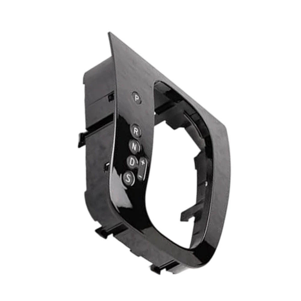 As The Picture Show Gear Shift Panel Curved Anti-slip Gear Knob Lightweight Construction Corrosion-proof Coating