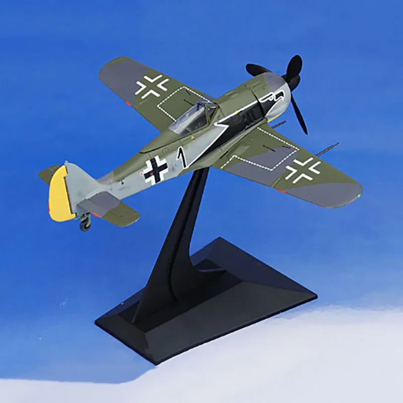 

1/72 Scale Fokker Wolf Fw190A Fighter Aircraft Model Toys Adult Fans Collectible Gift Souvenir