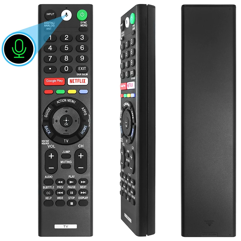 RMF-TX310B Bluetooth Voice for Sony Smart 4K Ultra HD XBR-55X905F XBR-55X907F XBR-65X800G XBR-65X805G TV Remote Control