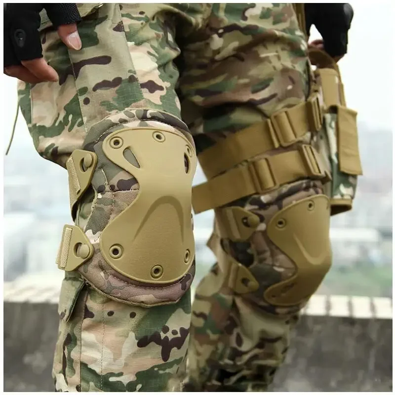 Tactical Knee Pad Elbow CS Military Protector Army Airsoft Outdoor Sport Hunting Kneepad Safety Gear Knee Protective Pads view 5