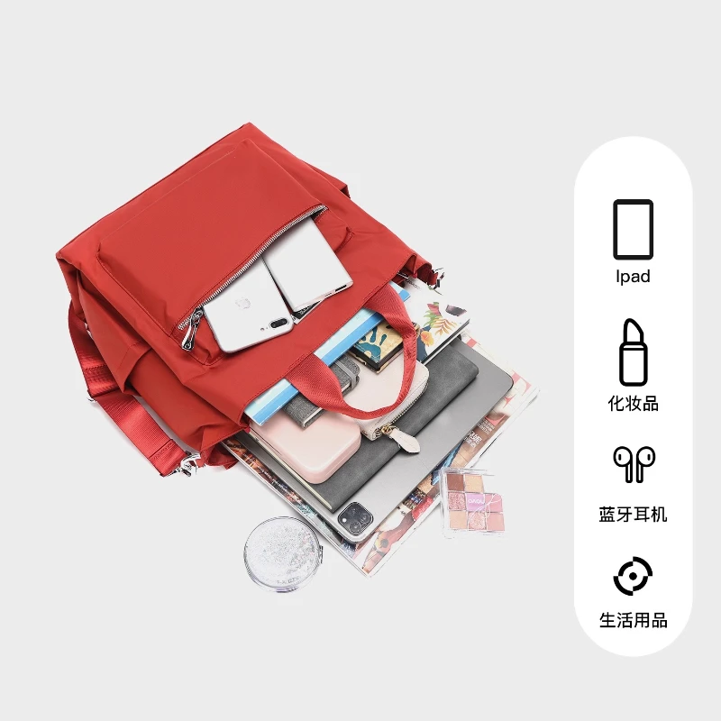 Fouvor المرأة حقيبة كروسبودي 2025 جديد ركاب مقاوم للماء حقيبة يد من القماش مربع أنيق عادية صغيرة حقيبة كتف الإناث 2941-11