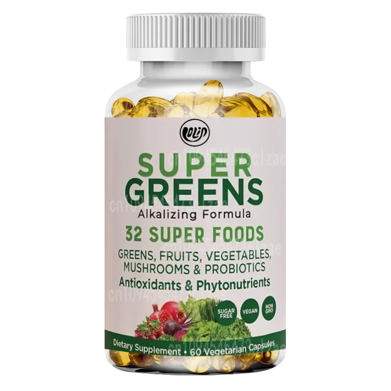 

Суперзеленые капсулы — универсальные капсулы для растительного порошка, без ГМО, без глютена, поддерживает иммунитет и здоровье пищеварительной системы.