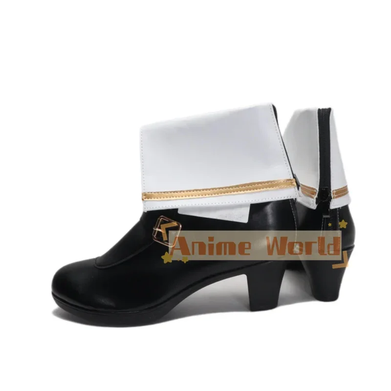 Girls Frontline 2 Exilium MP7 Cheeta 코스프레 신발 할로윈 카니발 부츠 Cosplay Prop Anime PU 가죽 신발 맞춤 제작