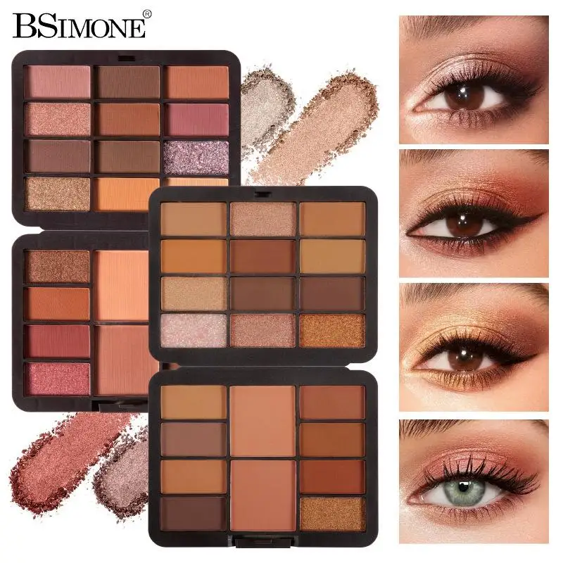 

BSIMONE Eyeshadow Blush Palette Matte Highlight 22 Colors Rouge Cream Long-lasting Waterproof Concealer Plate Christmas Gift
