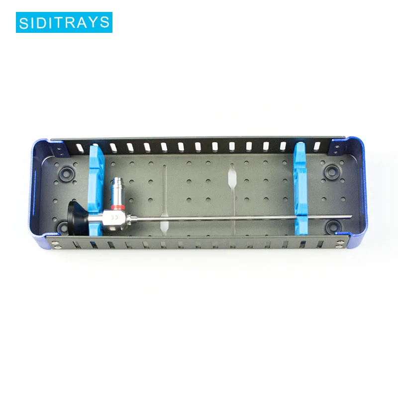 Aluminium alloy scope sterilization trays for endoscope sterilization containers for surgical instruments