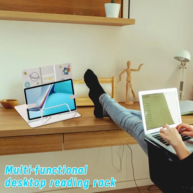 Suporte de mesa com ângulos ajustáveis, Multiusos, Suportes de mesa, Material Escolar, Organização de Tabelas, Documentos, Tablet