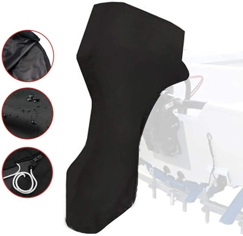 

Full Outboard Motor Cover With Heavy Duty Oxford Fabric PVC Coating Waterproof Outboard Engine Cover