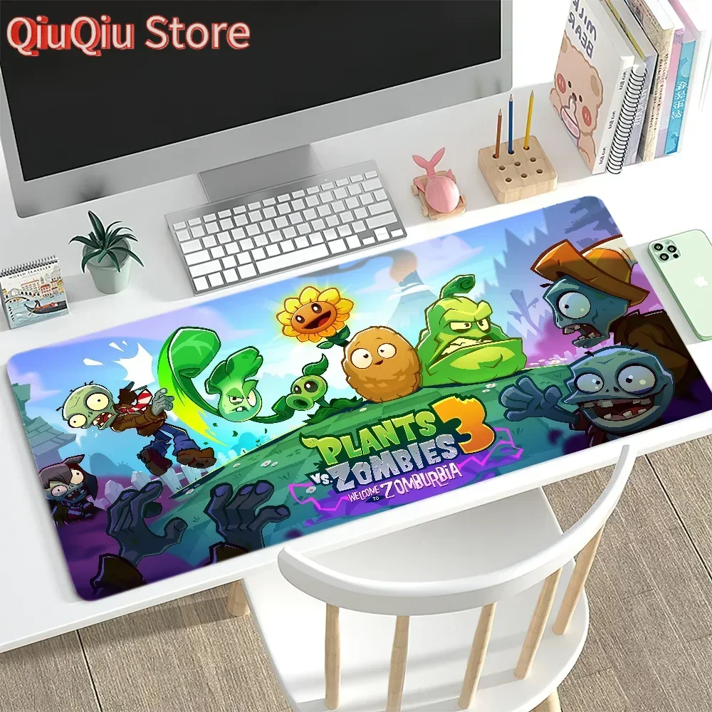 

Mouse Pad Game Anti-fray Home Custom Zombies P-Plants vs Ergonomic Office Rubber Large Desk 3 Mat Keyboard PC Non-slip