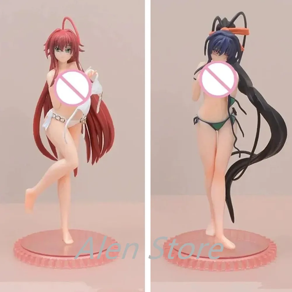 Anime High School DxD Action Figure Rias Gremory Himejima Akeno Sexy Swimwear Ver. 1/12 Scale Model Decoration Pvc Toy Doll 13cm