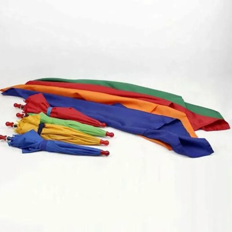 1 set Silk to Four Umbrellas Magic Tricks Scarves Magia Stage Illusions Gimmick Prop Mentalism Magician