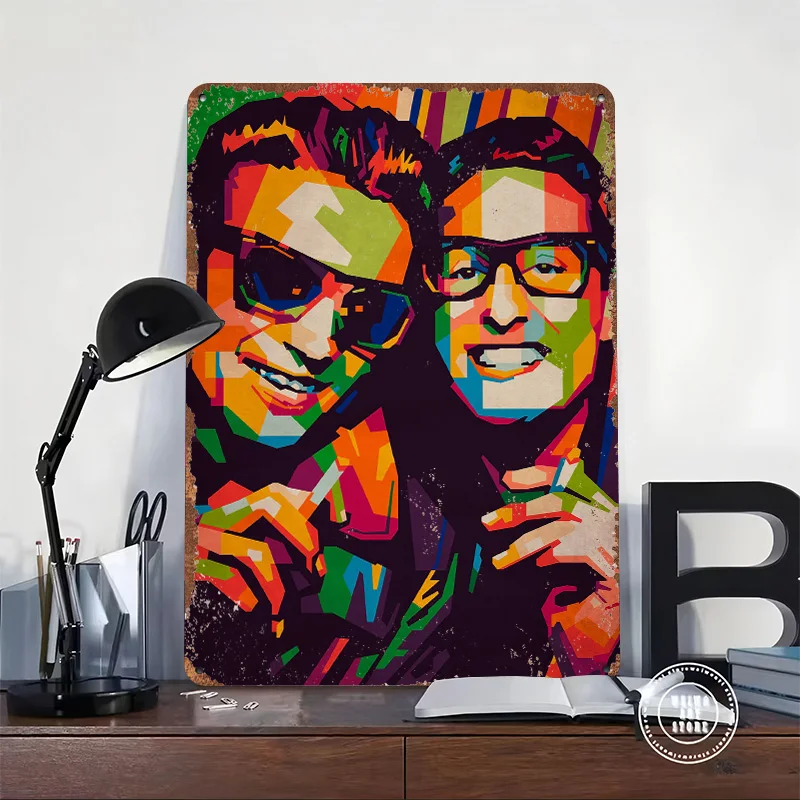 Buddy N Waylon Metal Poster Customized Wall Art Retro Vintage Metal Signs for Man Cave Decoration Home Decorations House Decor