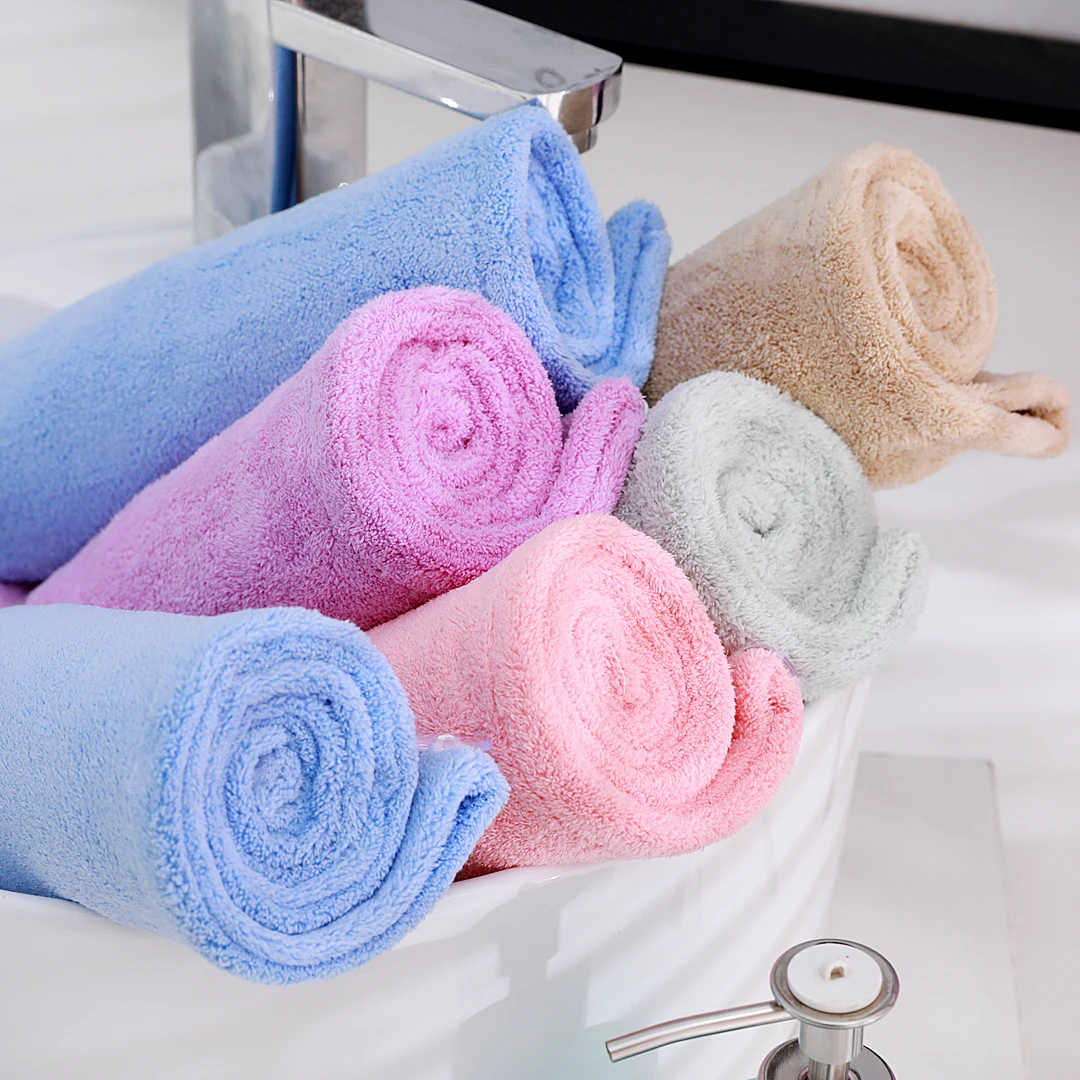 1-pack women's long tail dry hair cap, available in multiple colors, soft, comfortable, and absorbent image 6