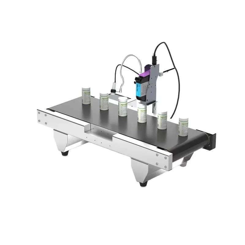 Mini Automatic Conveyor Belt with 600dpi Inkjet Printer New Condition for Small Paper Production Line