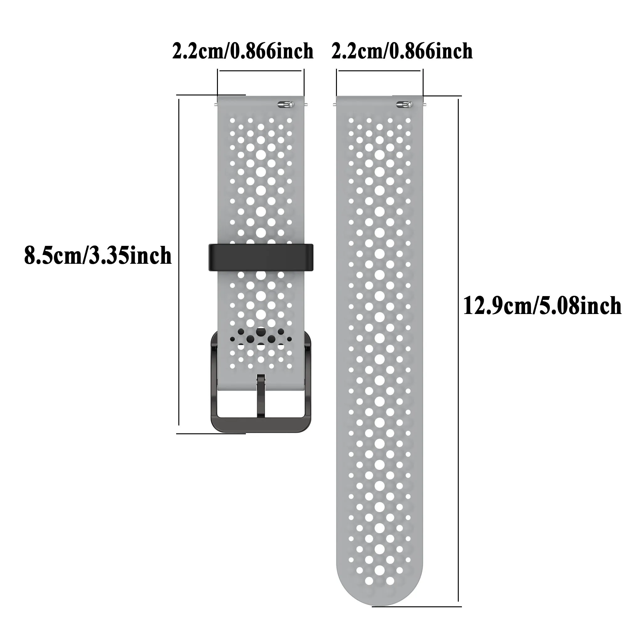 22 مللي متر الرياضة سيليكون حزام ل KOSPET TANK T3 الترا 2 الإفراج السريع معصمه سوار تانك T3 الترا/M3 الترا/T2 M2 اكسسوارات