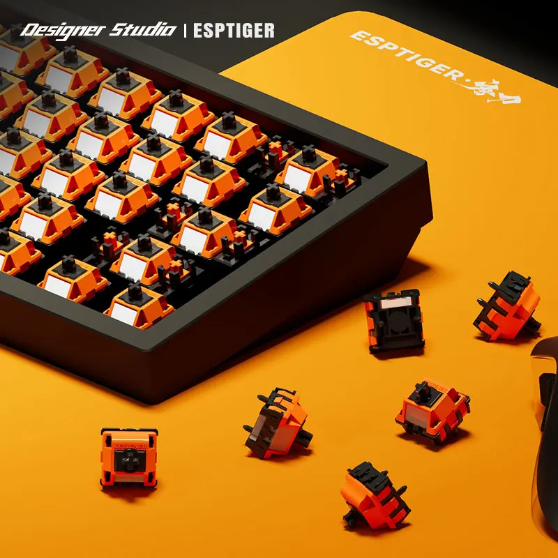 

Designer ESPTIGER FOCUS HE RGB Magnetic Switches Factory Pre-Lubed Silent MX Switches 0.01ms Fast Response for Gaming PC