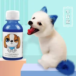 Pet Dye Dyeing Paste Dog Long Lasting Dyeing Paste Poodle Bichon Colored Stain Remover Powder 100ML